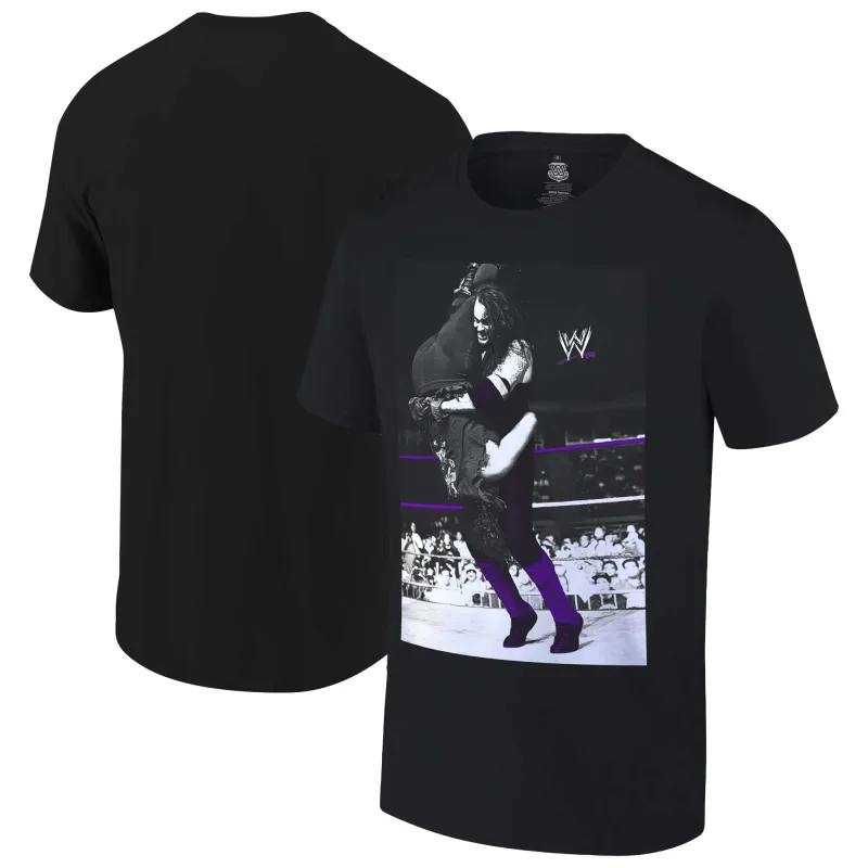 Men's Ripple Junction Black The Undertaker "Finishing Move" Graphic T-Shirt sold by WWE