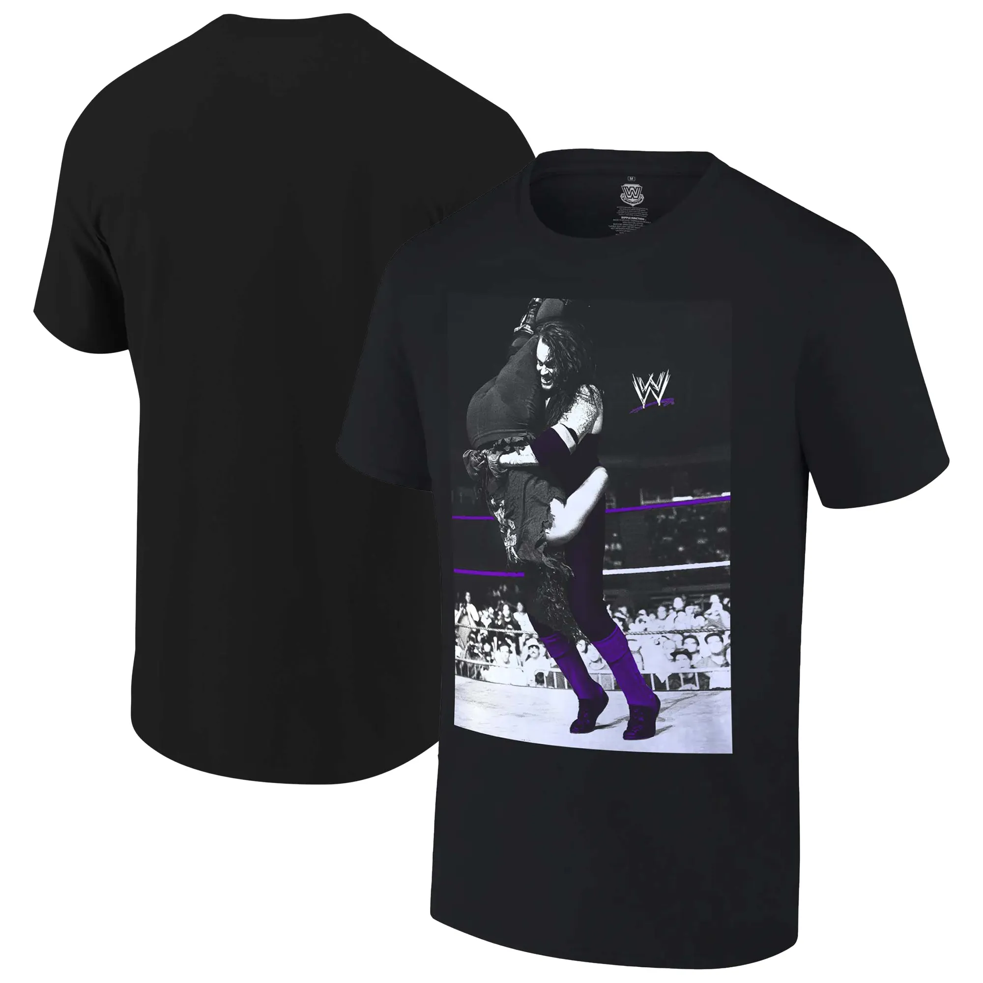 Men's Ripple Junction Black The Undertaker "Finishing Move" Graphic T-Shirt sold by WWE
