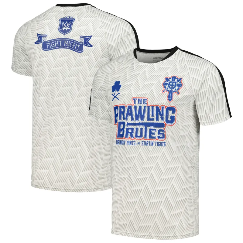 Men's White The Brawling Brutes Soccer Jersey sold by WWE