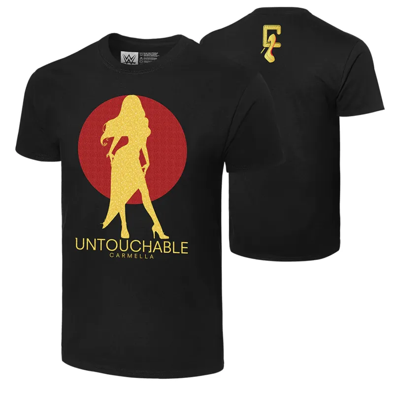 Men's Black Carmella Spotlight T-Shirt sold by WWE