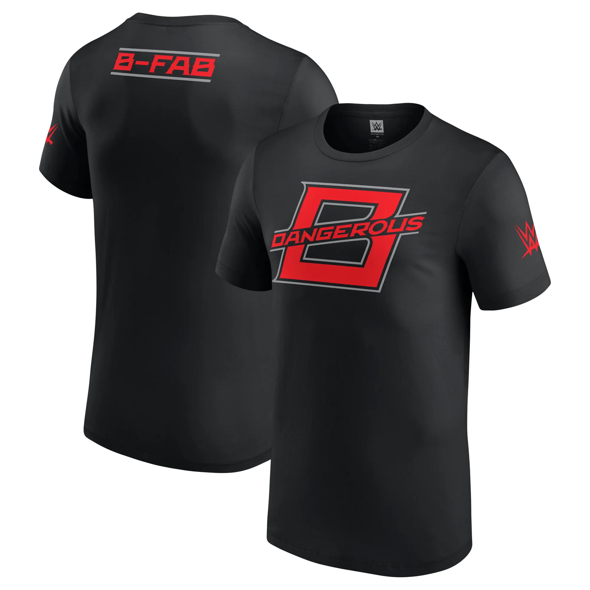 Men's Black B-Fab B-Dangerous T-Shirt sold by WWE