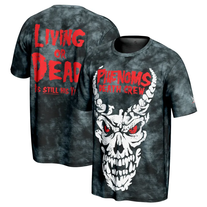 Men's ProSphere Grey The Undertaker Phenom's Death Crew T-Shirt sold by WWE