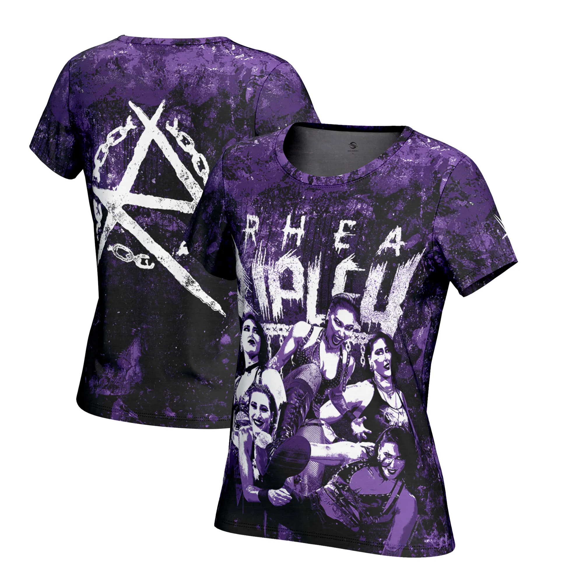 Women's ProSphere Purple Rhea Ripley Superstar T-Shirt sold by WWE