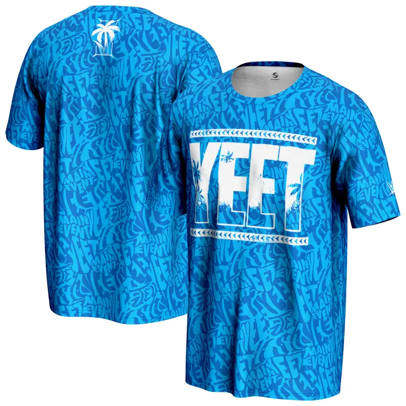 Men's ProSphere Blue Jey Uso Yeet Camo T-Shirt sold by WWE