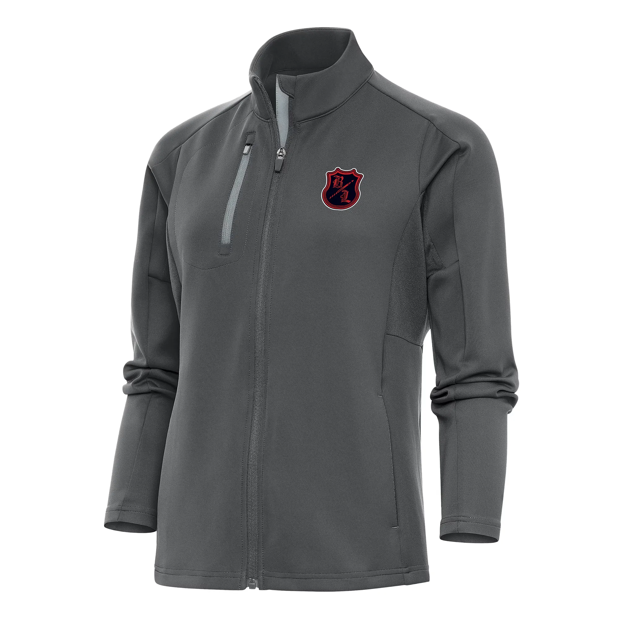 Women's Antigua Charcoal/Silver The Bloodline Generation Full-Zip Jacket sold by WWE
