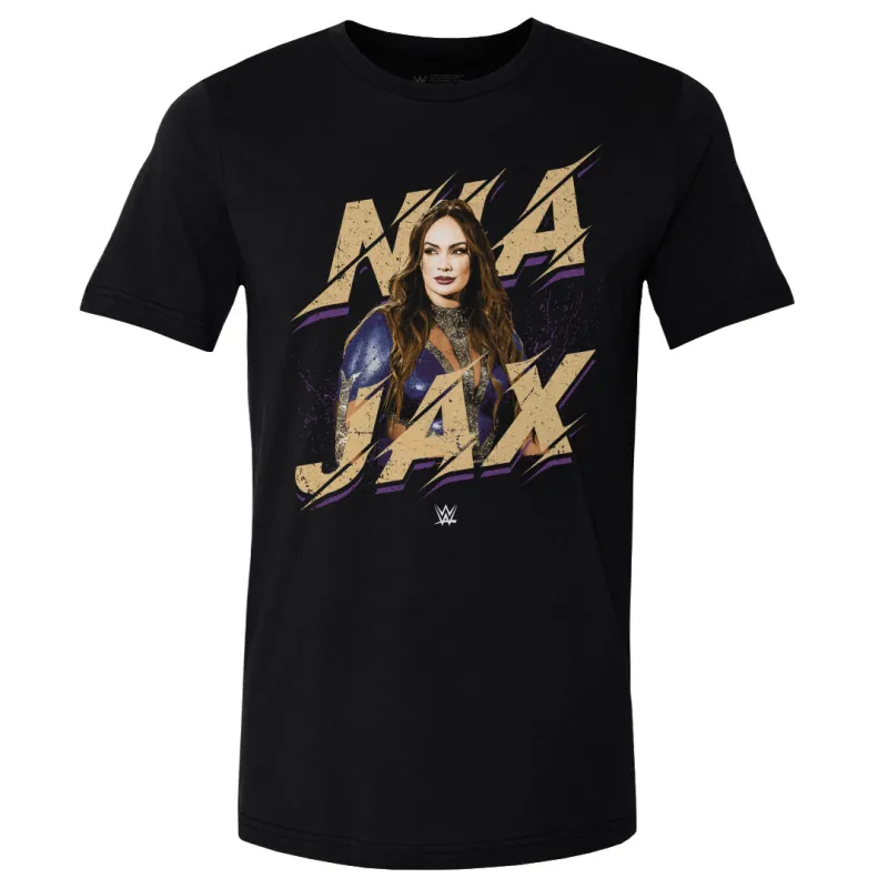 Men's 500 Level Black Nia Jax Name T-Shirt sold by WWE
