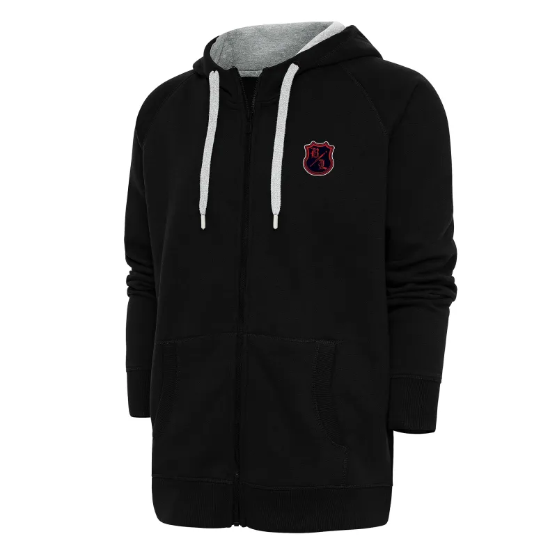 Men's Antigua Black The Bloodline Victory Full-Zip Hoodie sold by WWE