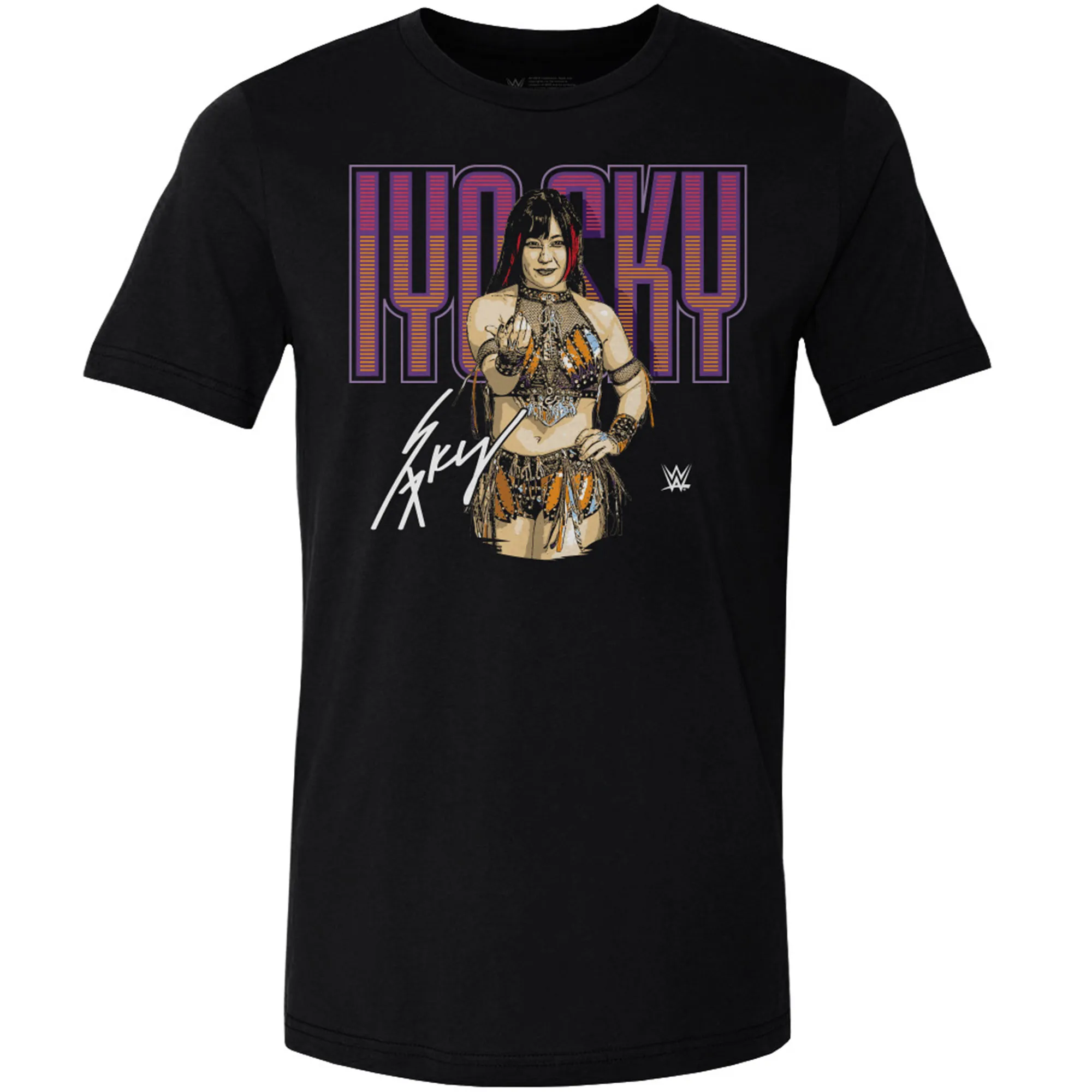 Men's 500 Level Black IYO SKY Pose T-Shirt sold by WWE