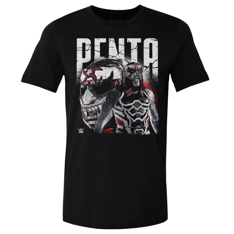 Men's 500 Level Black Penta Mask T-Shirt sold by WWE
