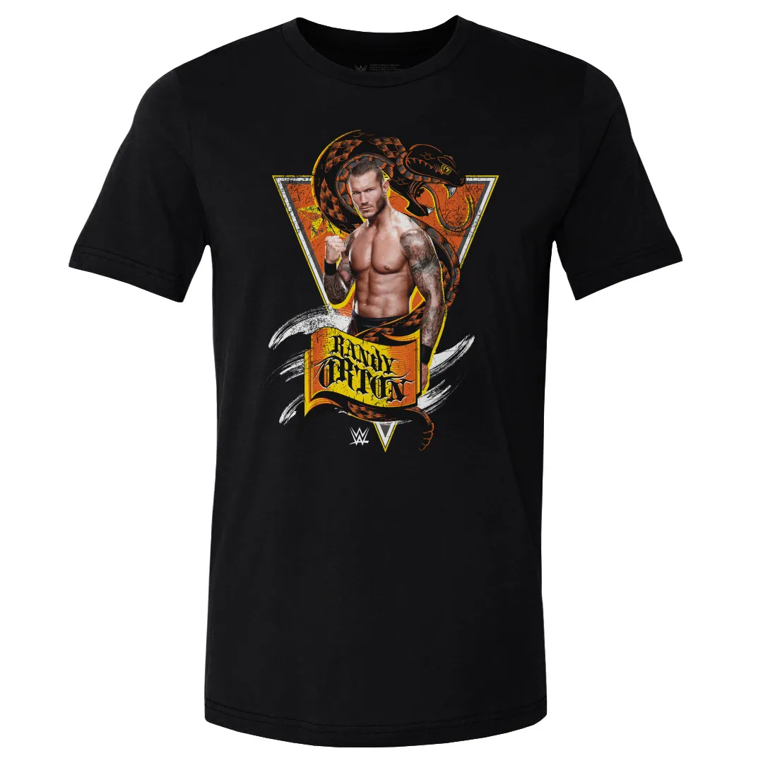 Men's 500 Level Black Randy Orton Snake Flag T-Shirt sold by WWE