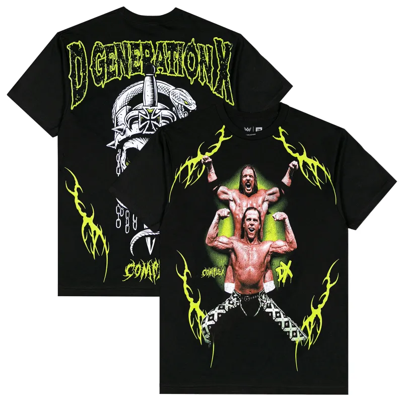 Men's Black D-Generation X T-Shirt sold by WWE