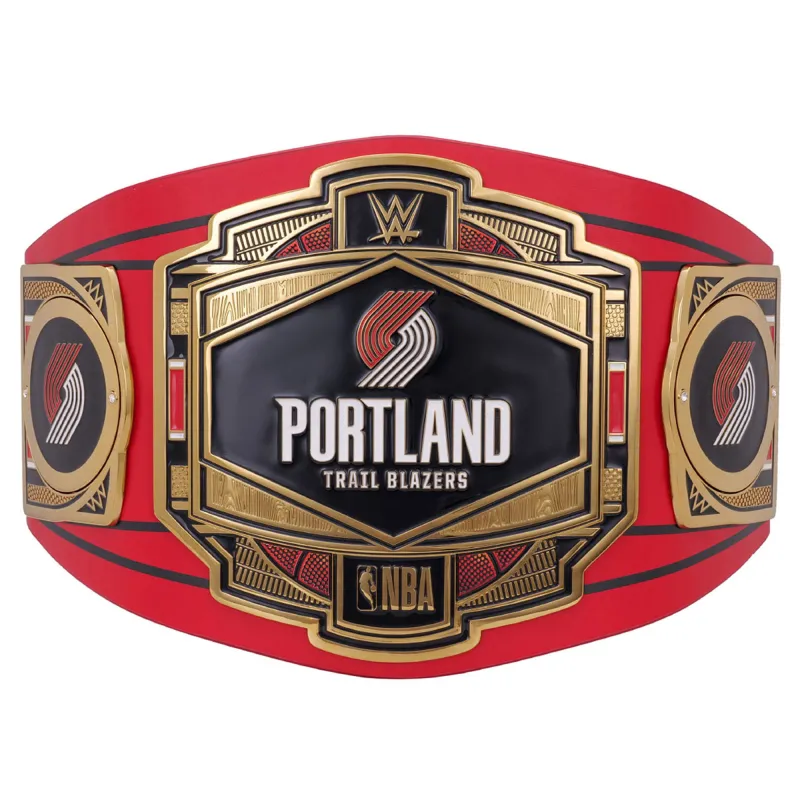 Portland Trail Blazers WWE Legacy Title Belt made by WWE