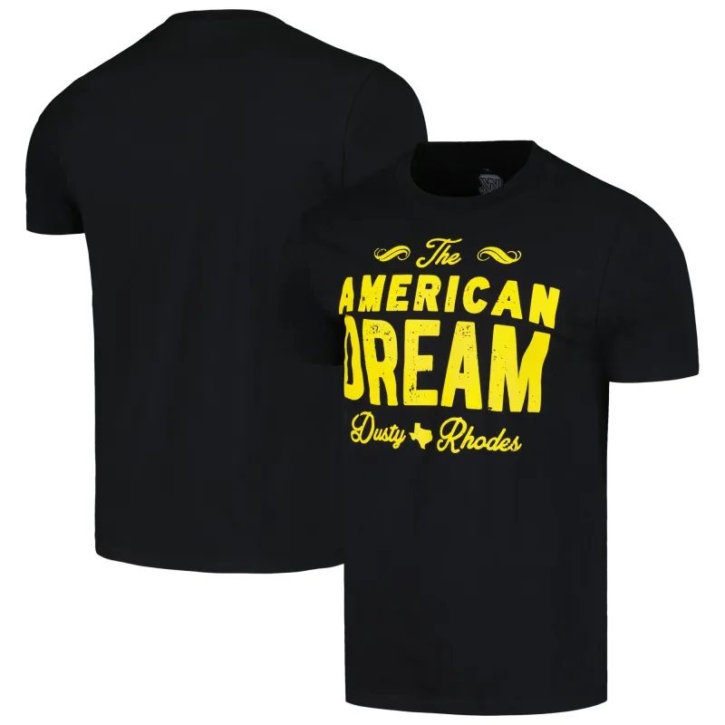 Men's Ripple Junction Black Dusty Rhodes The American Dream T-Shirt made by Ripple Junction