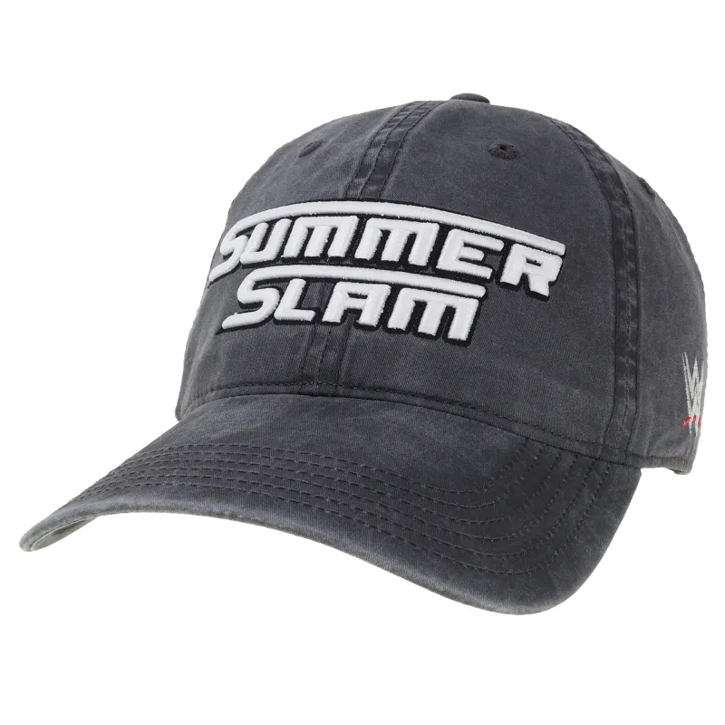 Men's Black SummerSlam 2025 Terra Twill Adjustable Hat made by Legacy