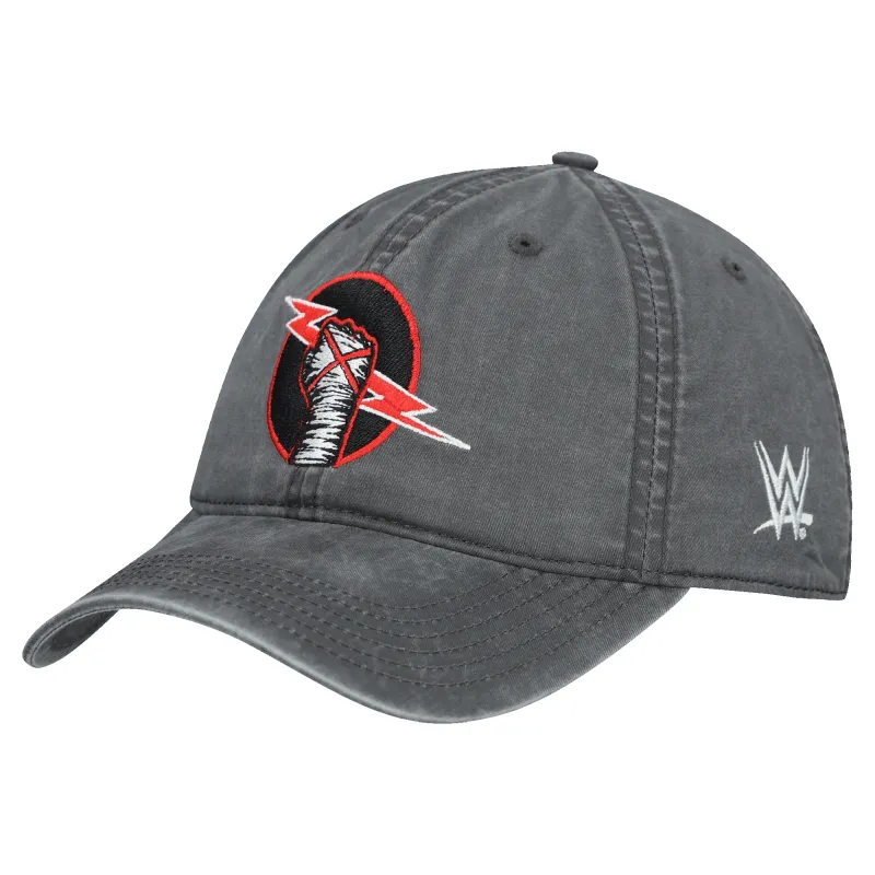 Men's Charcoal CM Punk WWE Chains Terra Twill Adjustable Hat made by Legacy