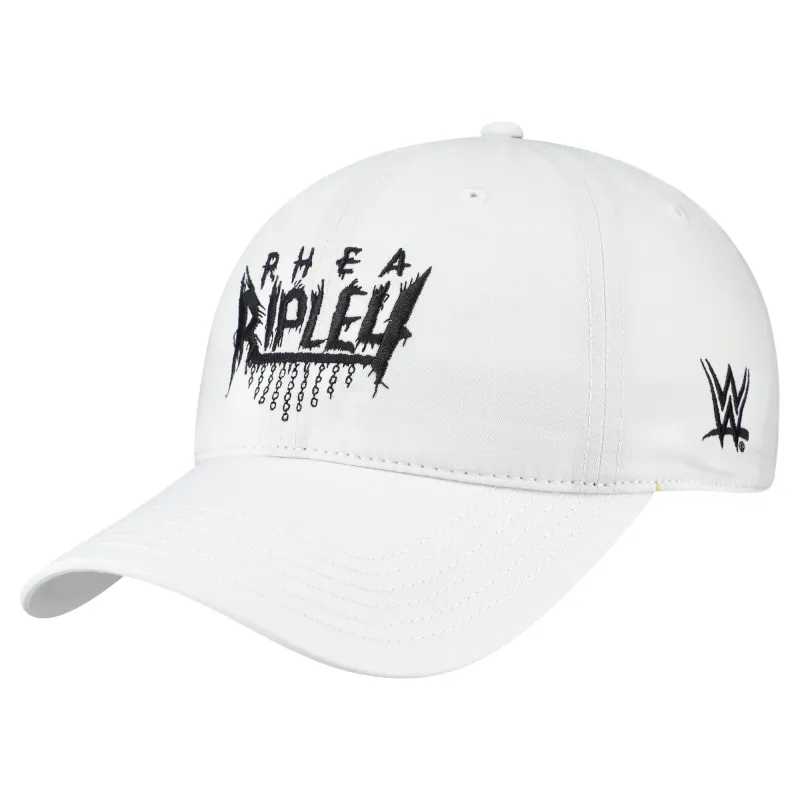 Men's White Rhea Ripley WWE Chains Terra Twill Adjustable Hat made by Legacy
