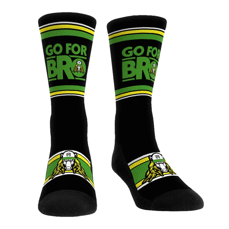 Unisex Rock Em Socks Matt Riddle Throwback Stripes Crew Socks made by WWE