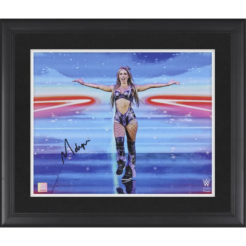 Maxxine Dupri WWE Autographed Framed 16" x 20" Entrance Arms Out Photograph sold by WWE