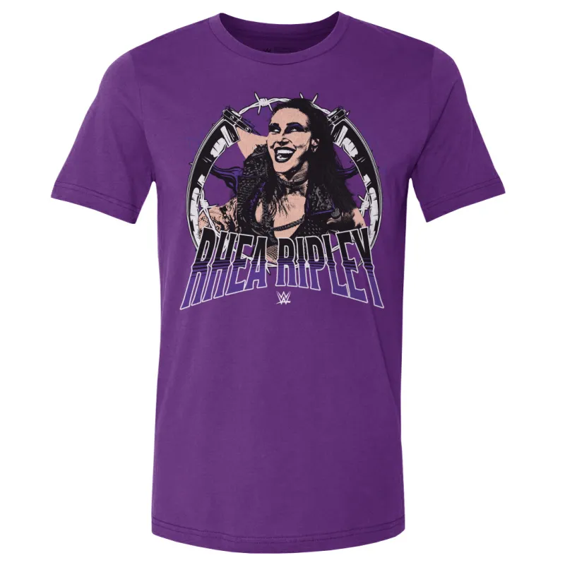 Men's 500 Level Purple Rhea Ripley Posterize T-Shirt sold by WWE
