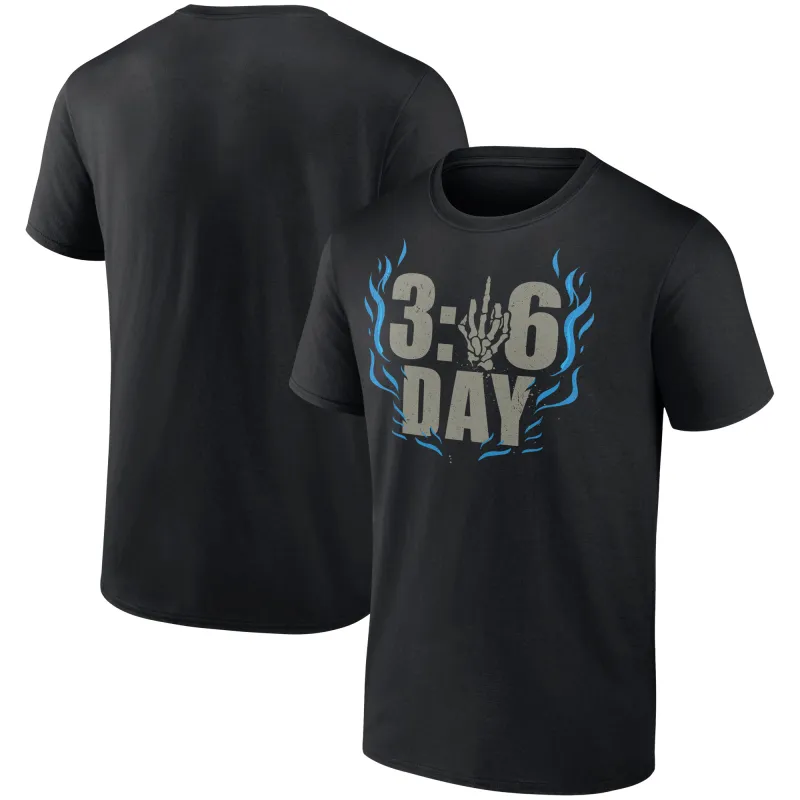 Men's Black "Stone Cold" Steve Austin 3:16 T-Shirt sold by WWE
