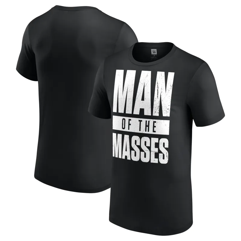 Men's Black Becky Lynch Man of the Masses T-Shirt sold by WWE