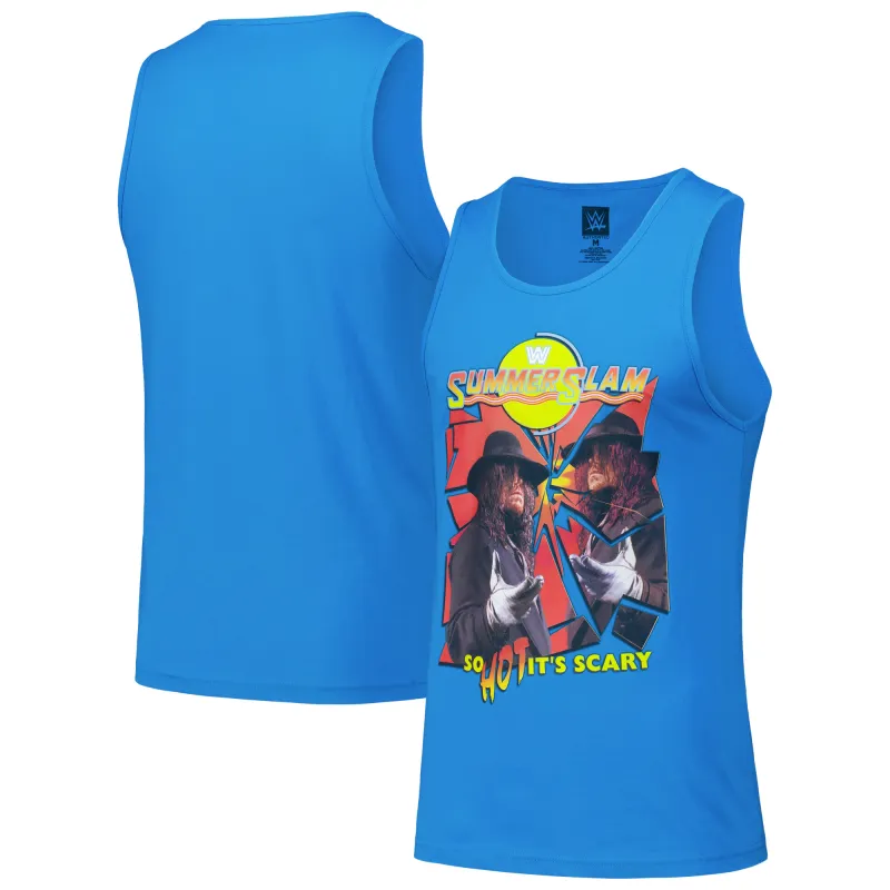 Men's Blue WWE SummerSlam 1994 Event Retro Tank Top sold by WWE