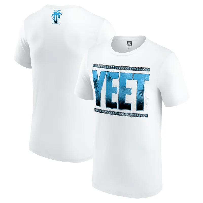 Men's White Jey Uso Yeet T-Shirt sold by WWE