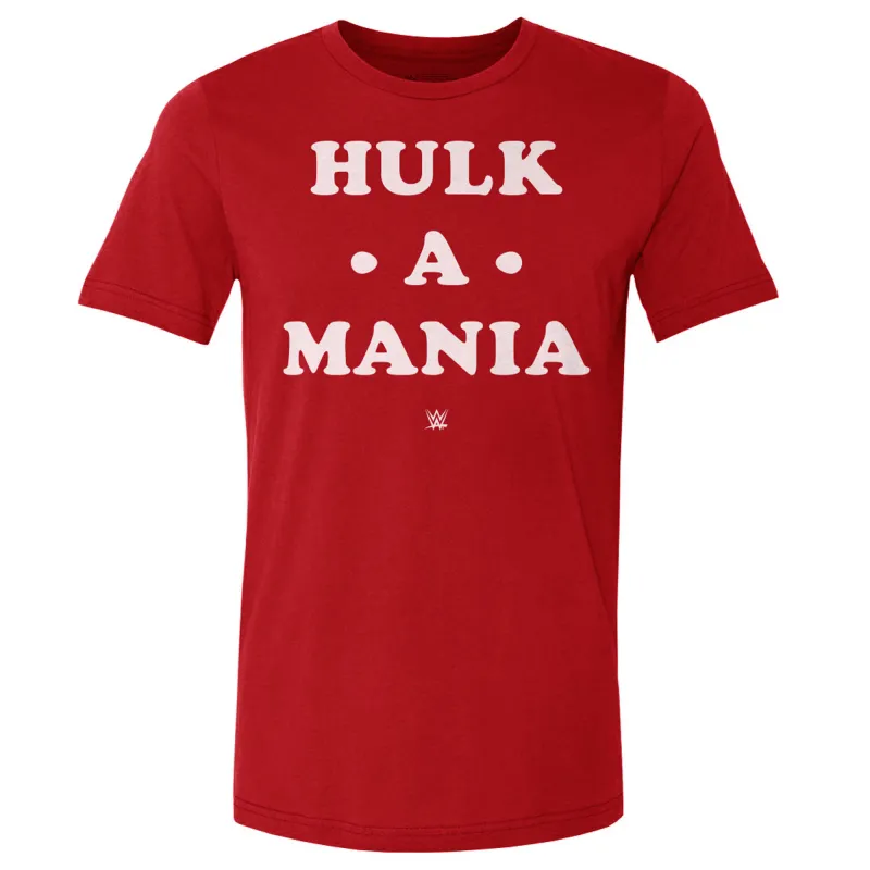 Men's 500 Level Red Hulk Hogan Hulk-A-Mania T-Shirt sold by WWE