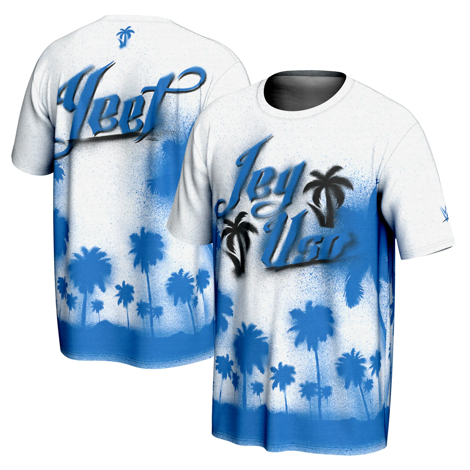 Men's ProSphere White Jey Uso Palm T-Shirt sold by WWE