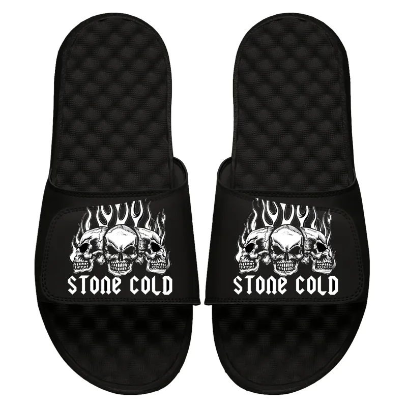 Men's ISlide Black "Stone Cold" Steve Austin Slide Sandals sold by WWE