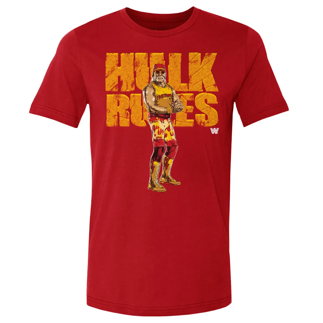 Men's 500 Level Red Hulk Hogan Hulk Rules T-Shirt sold by WWE