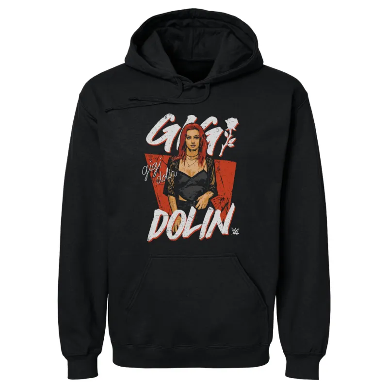 Men's 500 Level Black Gigi Dolin Pose Pullover Hoodie sold by WWE