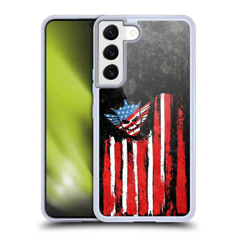 Ecell Cody Rhodes Logo Flag Soft Gel Samsung Phone Case sold by WWE