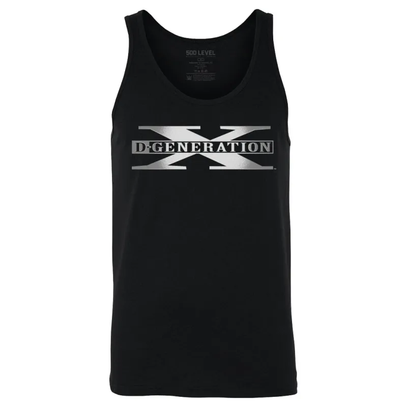 Men's 500 Level Black D-Generation X  Tank Top sold by WWE