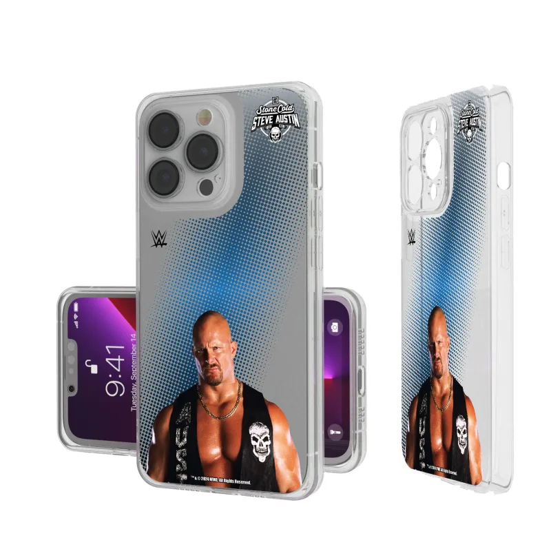 Keyscaper "Stone Cold" Steve Austin WWE Blues Superstar iPhone Clear Case sold by WWE