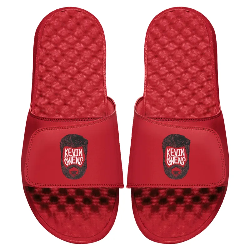Men's ISlide  Red Kevin Owens Slide Sandals sold by WWE