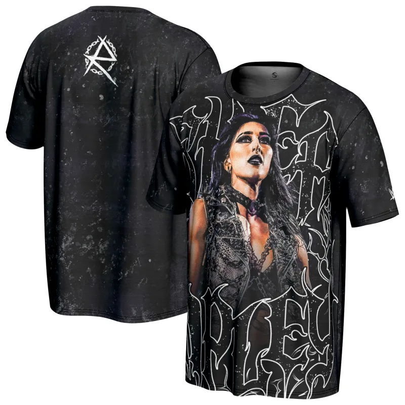 Men's ProSphere Black Rhea Ripley Superstar T-Shirt sold by WWE
