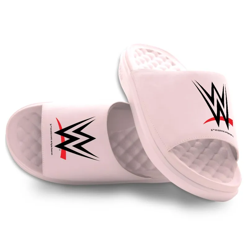 Men's ISlide WWE Logo Motive Slide Sandals sold by WWE