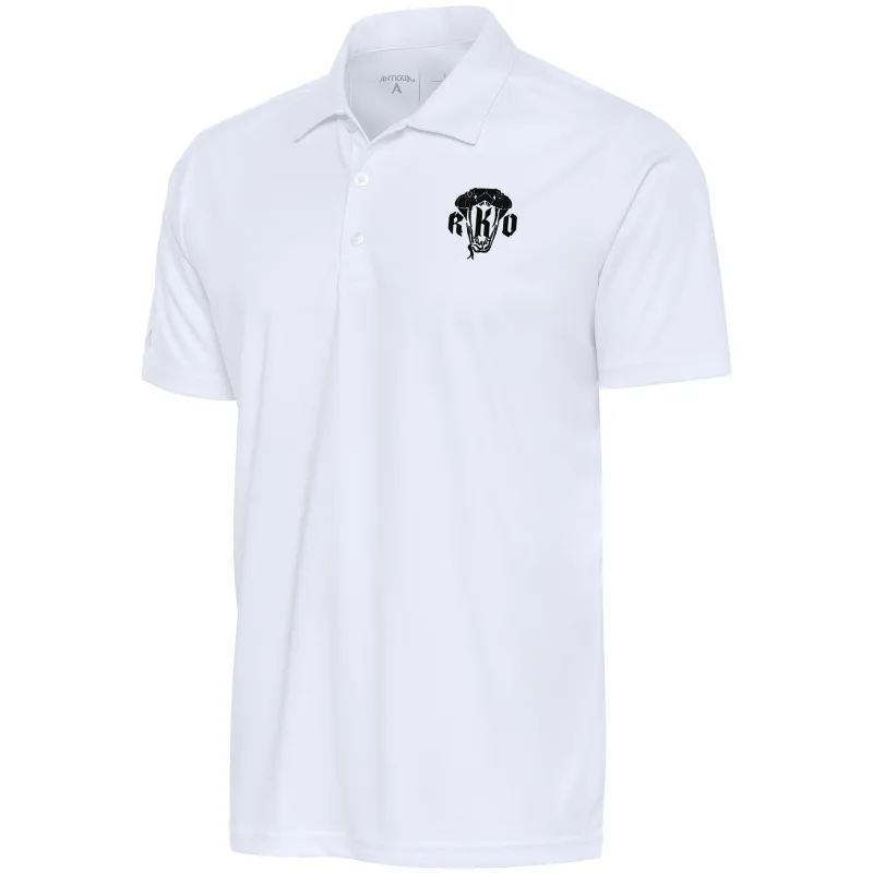 Men's Antigua  White Randy Orton Tribute Polo sold by WWE