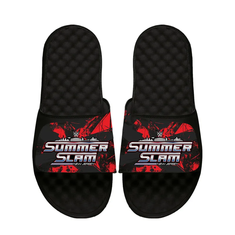 Unisex ISlide SummerSlam 2025 Pattern Slide Sandals sold by WWE
