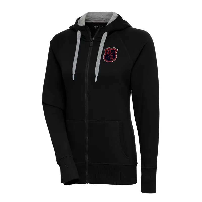 Women's Antigua Black The Bloodline Victory Full-Zip Hoodie sold by WWE