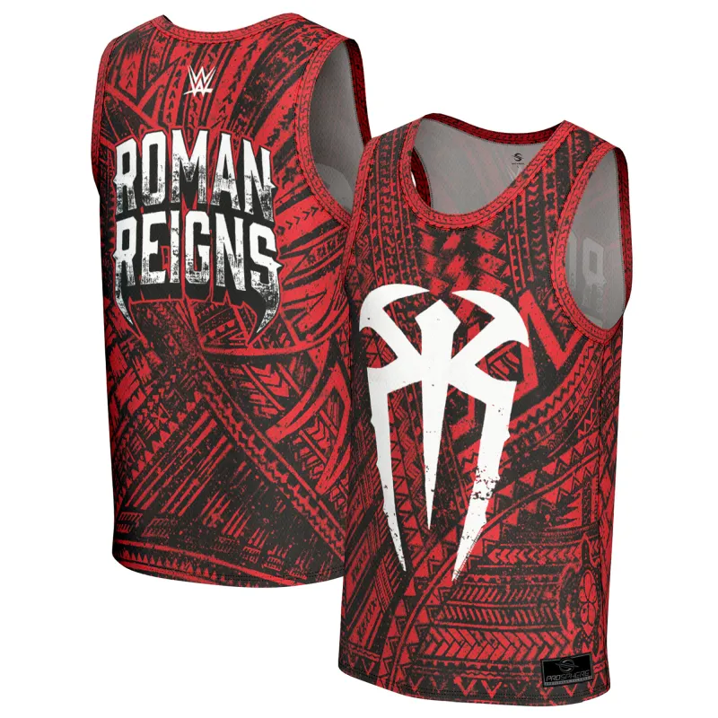 Men's ProSphere Red Roman Reigns Fashion Basketball Jersey sold by WWE