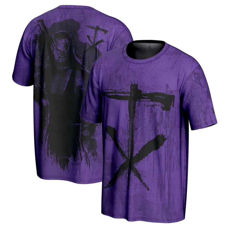 Men's ProSphere Purple The Undertaker Symbol T-Shirt sold by WWE