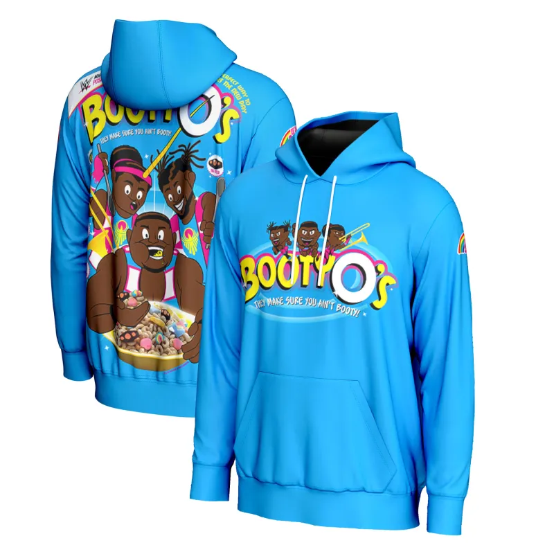 Men's ProSphere Blue The New Day Booty O's Pullover Hoodie sold by WWE