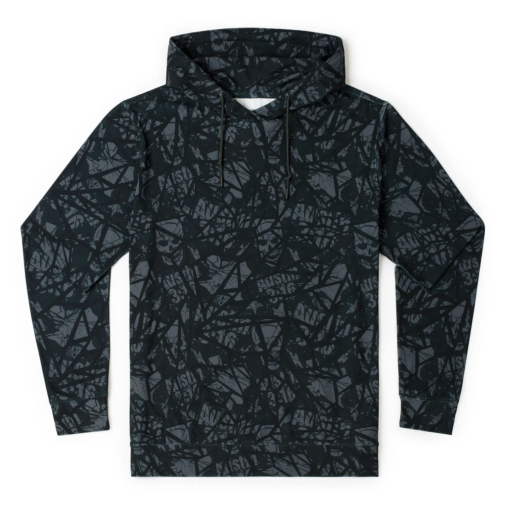 Men's RSVLTS Black "Stone Cold" Steve Austin Performance Pullover Hoodie sold by WWE