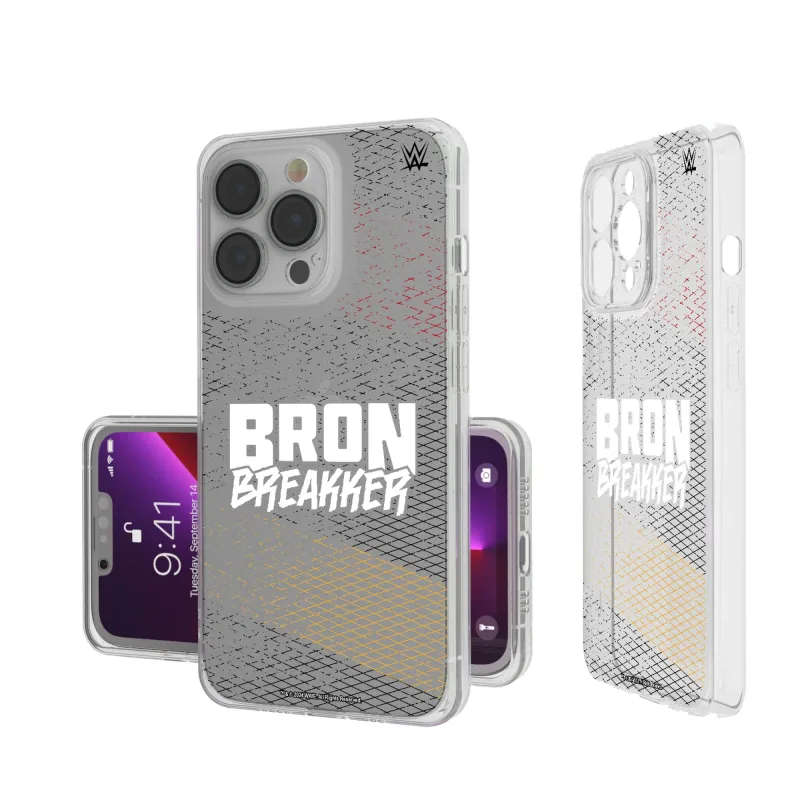 Keyscaper Bron Breakker Superstar iPhone Clear Case sold by WWE