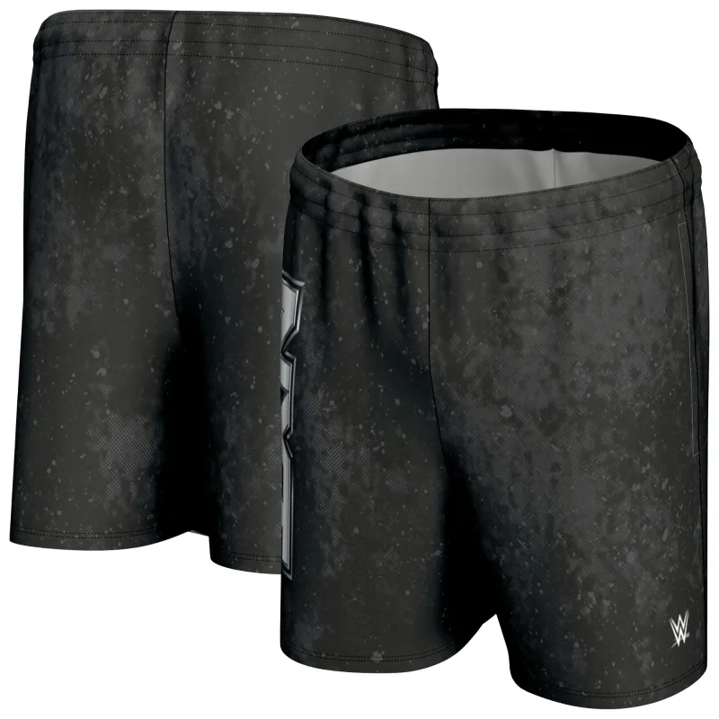 Men's ProSphere Black NXT Logo Shorts made by WWE