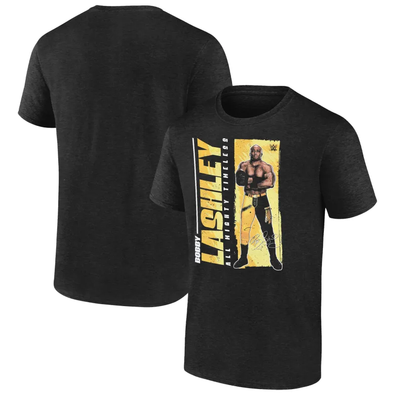 Men's 500 Level Bobby Lashley Black All Mighty Timeless Tri-Blend T-Shirt sold by WWE
