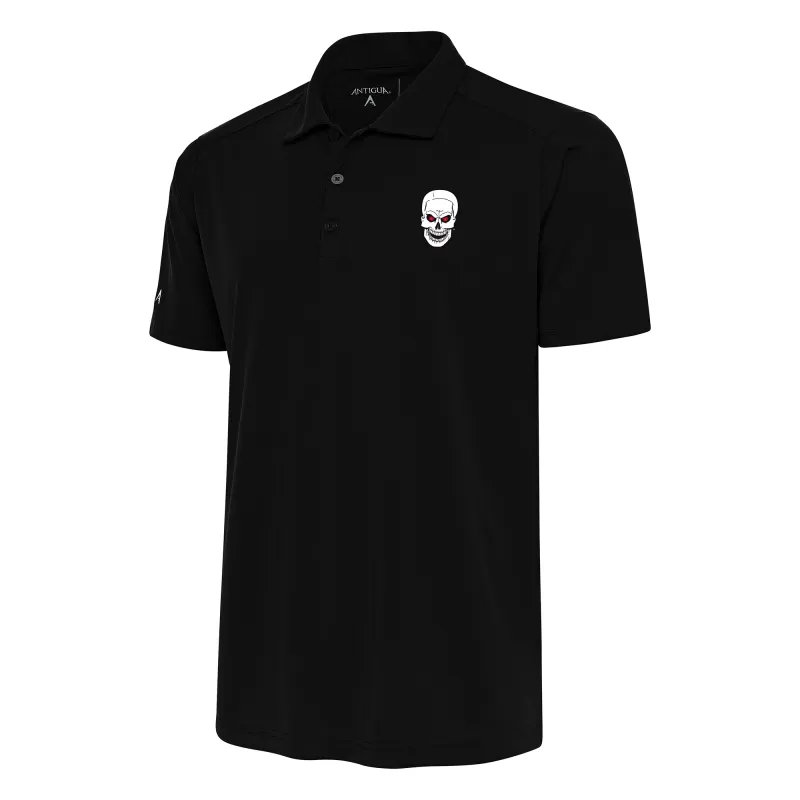 Men's Antigua Black "Stone Cold" Steve Austin Tribute Polo made by Antigua