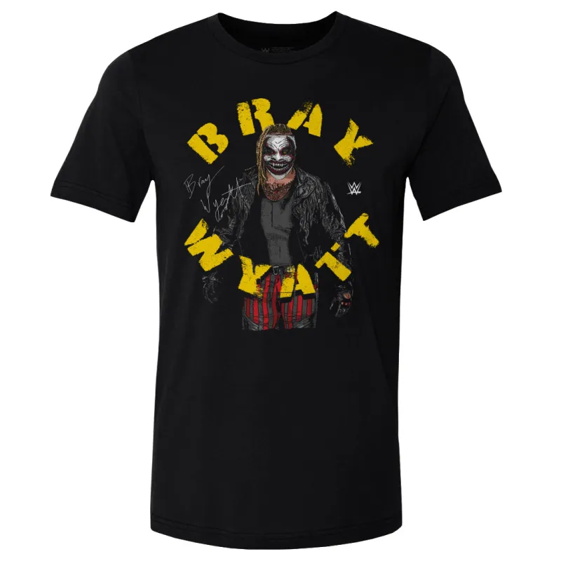 Men's 500 Level Black Bray Wyatt Arch Name T-Shirt sold by WWE